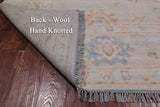 SUPER SALE Ivory Square Turkish Oushak Handmade Wool Rug - 7' 9" X 8' 3"