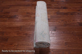 SUPER SALE Ivory Square Turkish Oushak Hand Knotted Wool Rug - 7' 10" X 8' 0"