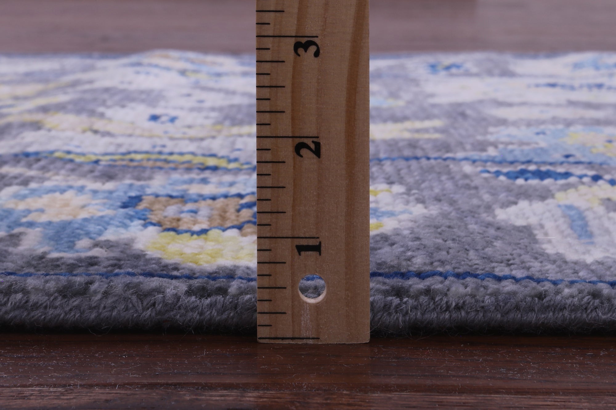 Grey Turkish Oushak Hand Knotted Wool Runner Rug - 2' 9" X 7' 7" - Golden Nile