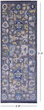 Grey Turkish Oushak Hand Knotted Wool Runner Rug - 2' 9" X 7' 7" - Golden Nile