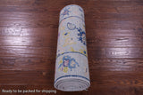 Light Blue Turkish Oushak Hand Knotted Wool Runner Rug - 2' 7" X 13' 5" - Golden Nile