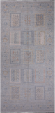 Silver Tribal Persian Gabbeh Hand Knotted Wool Rug - 8' 0" X 16' 4"