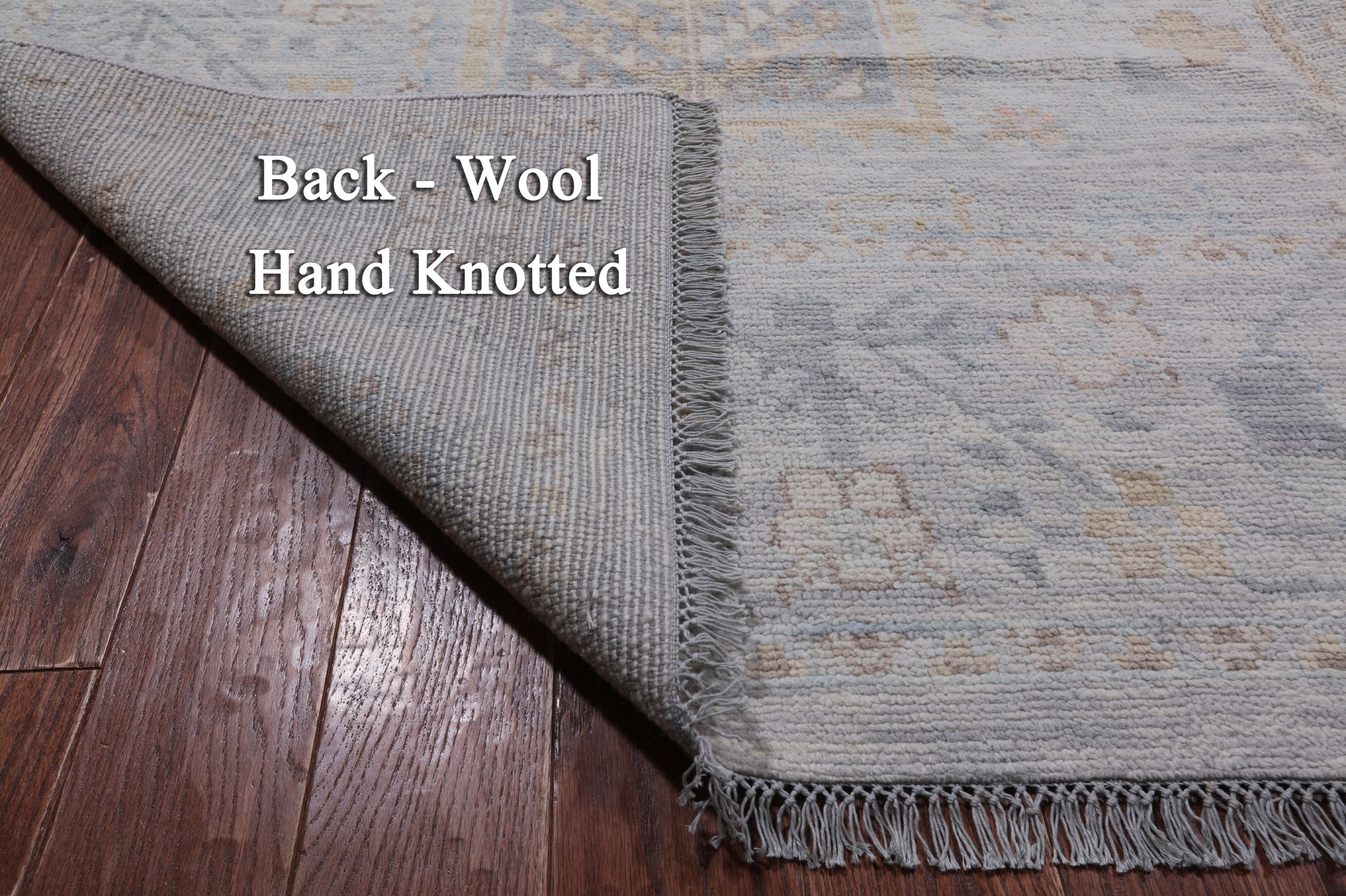 Silver Tribal Persian Gabbeh Hand Knotted Wool Rug - 8' 0" X 16' 4"