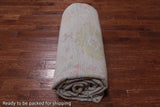 SUPER SALE Ivory Turkish Oushak Hand Knotted Wool Rug - 9' 10" X 13' 8"