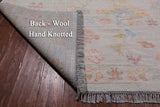 SUPER SALE Ivory Turkish Oushak Hand Knotted Wool Rug - 9' 10" X 13' 8"