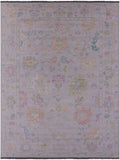Ivory Turkish Oushak Handmade Wool Rug - 10' 1" X 13' 9" - Golden Nile