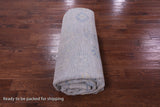 Silver Turkish Oushak Hand Knotted Wool Rug - 10' 2" X 14' 2" - Golden Nile