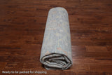SUPER SALE Silver Turkish Oushak Hand Knotted Wool Rug - 11' 11" X 14' 9"