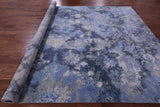 Abstract Contemporary Hand Knotted Wool Rug - 9' 1" X 12' 5" - Golden Nile