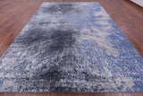 Abstract Contemporary Hand Knotted Wool & Silk Rug - 9' 11" X 14' 5" - Golden Nile