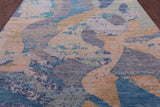 Contemporary Handmade Wool Rug - 8' 10" X 12' 4" - Golden Nile
