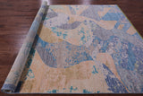 Contemporary Handmade Wool Rug - 8' 10" X 12' 4" - Golden Nile