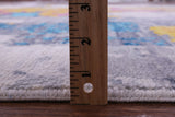 Abstract Contemporary Hand Knotted Wool Rug - 7' 11" X 10' 2" - Golden Nile