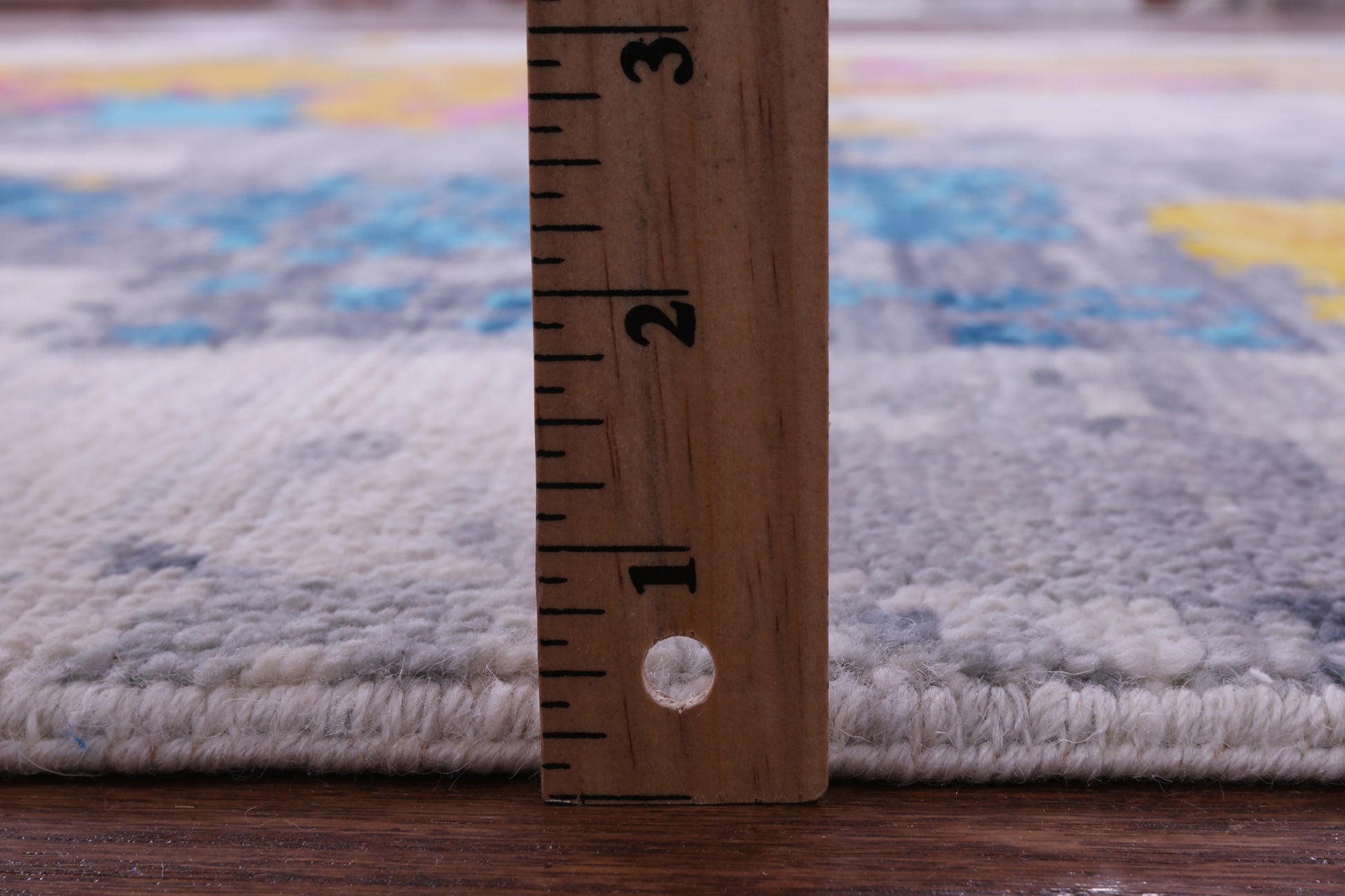 Abstract Contemporary Hand Knotted Wool Rug - 7' 11" X 10' 2" - Golden Nile