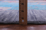 Abstract Contemporary Hand Knotted Wool Rug - 10' 4" X 13' 11" - Golden Nile