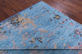 Abstract Contemporary Hand Knotted Wool Rug - 9' 3" X 12' 6" - Golden Nile