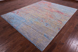 Abstract Contemporary Hand Knotted Wool Rug - 8' 2" X 10' 0" - Golden Nile