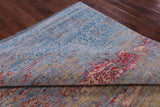 Abstract Contemporary Hand Knotted Wool Rug - 8' 2" X 10' 0" - Golden Nile