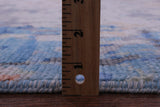 Abstract Contemporary Hand Knotted Wool Rug - 9' 1" X 12' 1" - Golden Nile