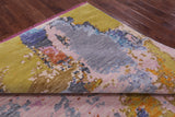 Abstract Contemporary Hand Knotted Wool Rug - 8' 3" X 10' 5" - Golden Nile