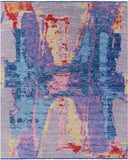 Abstract Contemproary Hand Knotted Wool Rug - 12' 2" X 14' 4" - Golden Nile