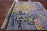 Abstract Contemporary Hand Knotted Wool Rug - 9' 1" X 11' 11" - Golden Nile