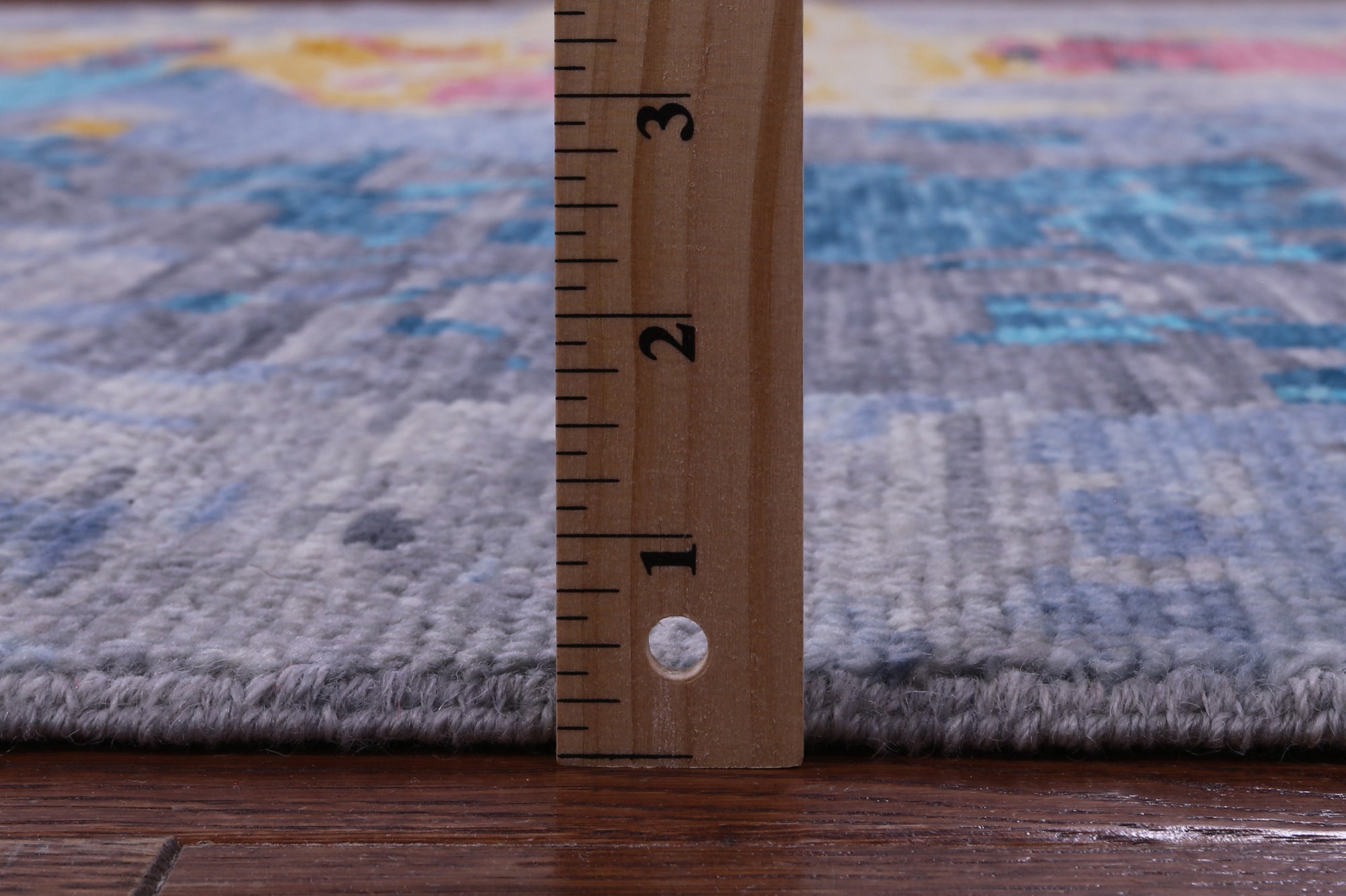 Abstract Contemporary Hand Knotted Wool Rug - 10' 0" X 13' 8" - Golden Nile