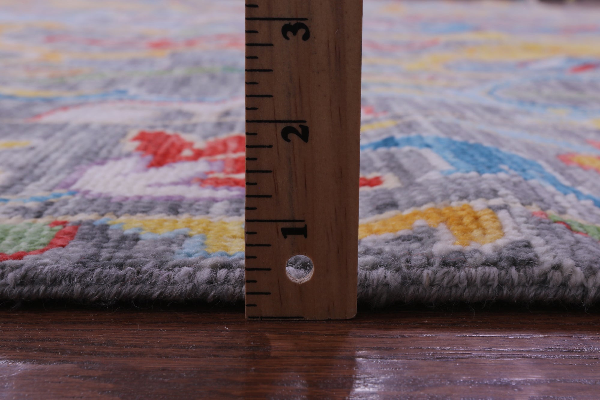 Grey Turkish Oushak Hand Knotted Wool Rug - 12' 0" X 15' 1" - Golden Nile