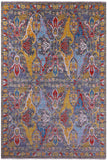 Grey Turkish Oushak Hand Knotted Wool Rug - 12' 3" X 18' 0" - Golden Nile