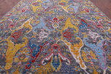 Grey Turkish Oushak Hand Knotted Wool Rug - 12' 3" X 18' 0" - Golden Nile