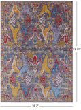 Grey Turkish Oushak Hand Knotted Wool Rug - 10' 2" X 13' 11" - Golden Nile