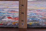 Grey Turkish Oushak Hand Knotted Wool Rug - 10' 2" X 13' 11" - Golden Nile
