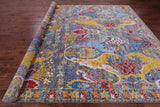 Grey Turkish Oushak Hand Knotted Wool Rug - 10' 2" X 13' 11" - Golden Nile