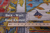 Grey Persian Fine Serapi Hand Knotted Wool Rug - 10' 2" X 13' 11" - Golden Nile