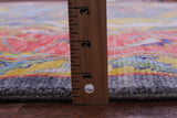 Grey Persian Fine Serapi Hand Knotted Wool Rug - 10' 2" X 13' 11" - Golden Nile