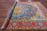 Grey Persian Fine Serapi Hand Knotted Wool Rug - 10' 2" X 13' 11" - Golden Nile