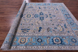 Grey Persian Fine Serapi Hand Knotted Wool Rug - 9' 0" X 12' 2" - Golden Nile