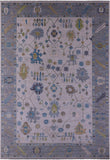 Grey Turkish Oushak Hand Knotted Wool Rug - 12' 2" X 18' 1" - Golden Nile