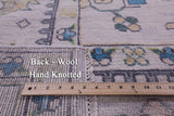 Grey Turkish Oushak Hand Knotted Wool Rug - 10' 2" X 14' 1" - Golden Nile
