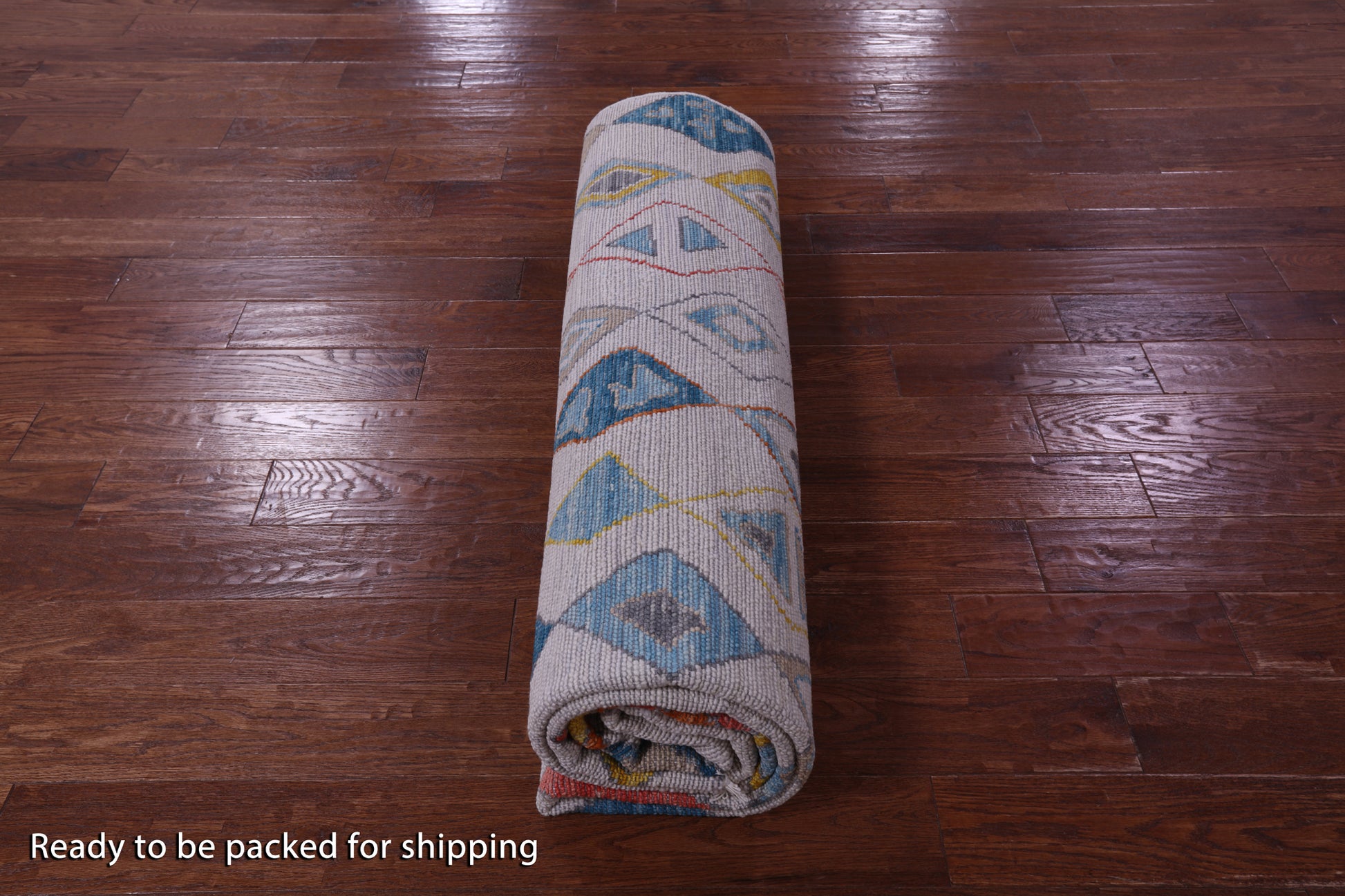 Ivory Tribal Moroccan Hand Knotted Wool Rug - 8' 1" X 10' 2" - Golden Nile