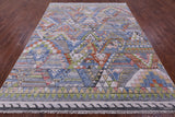 Tribal Moroccan Hand Knotted Wool Rug - 8' 2" X 10' 3" - Golden Nile
