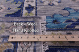 Grey Turkish Oushak Hand Knotted Wool Rug - 8' 11" X 11' 11" - Golden Nile
