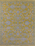 Gold Persian Tabriz Handmade Wool Rug - 8' 0" X 10' 1" - Golden Nile