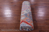 Grey Tribal Moroccan Hand Knotted Wool Rug - 8' 0" X 10' 0" - Golden Nile
