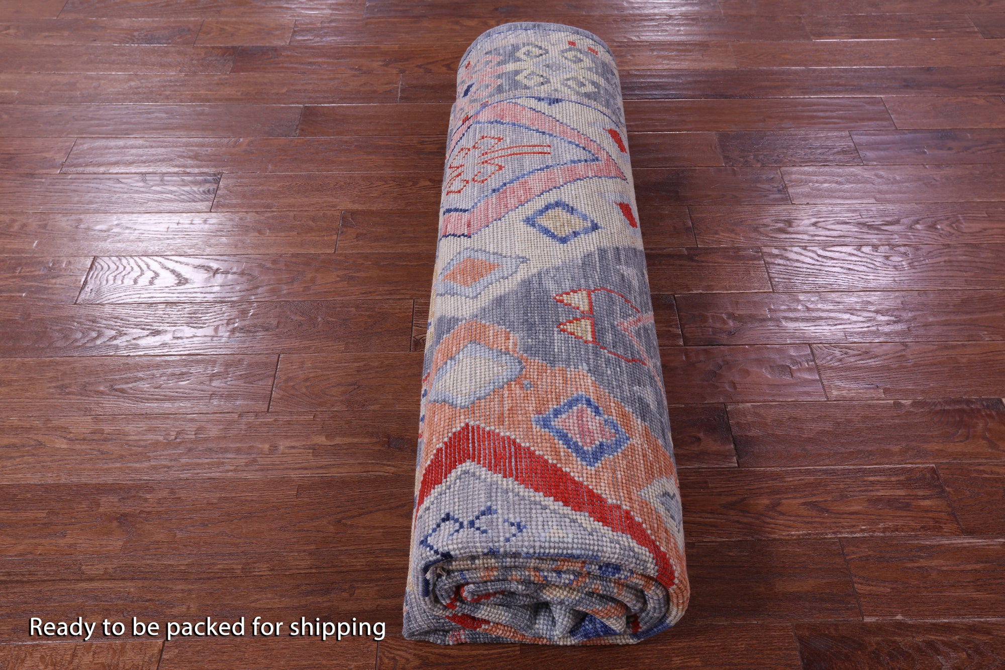 Grey Tribal Moroccan Hand Knotted Wool Rug - 8' 0" X 10' 0" - Golden Nile