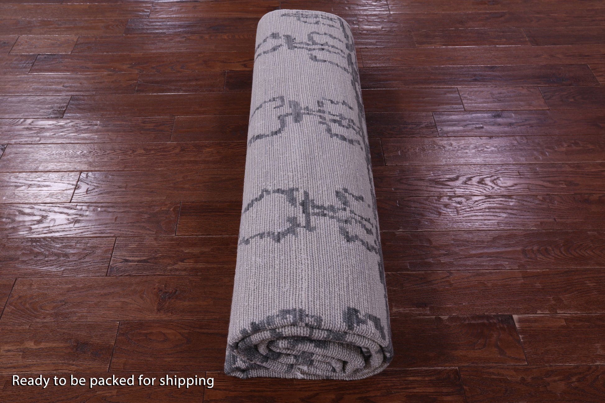 Ivory Tribal Moroccan Hand Knotted Wool Rug - 7' 11" X 10' 0" - Golden Nile