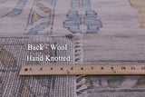 Grey Turkish Oushak Handmade Wool Rug - 12' 2" X 18' 2" - Golden Nile