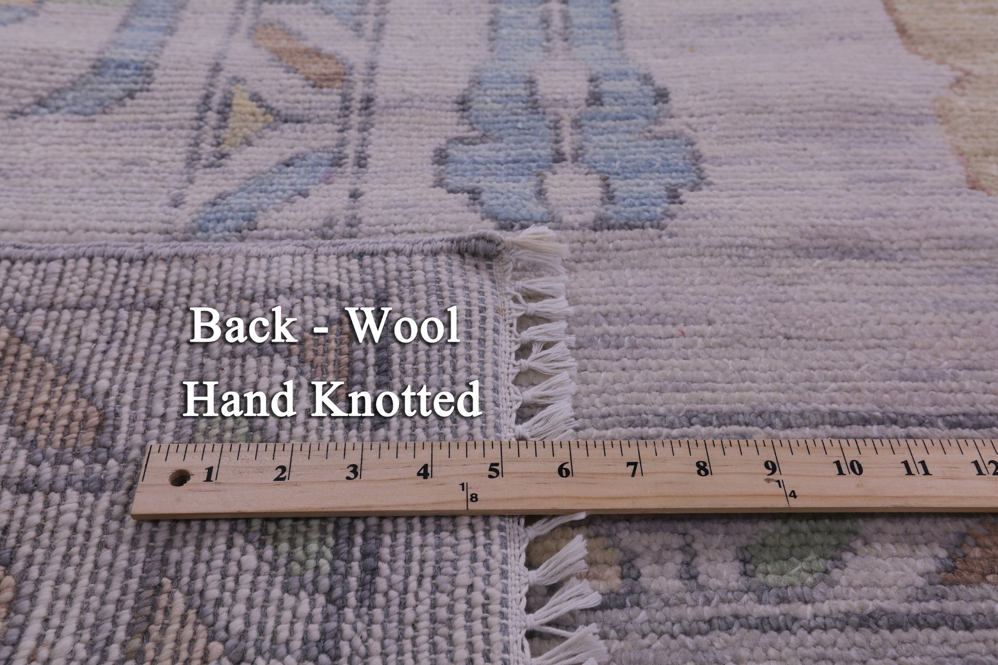Grey Turkish Oushak Handmade Wool Rug - 12' 2" X 18' 2" - Golden Nile