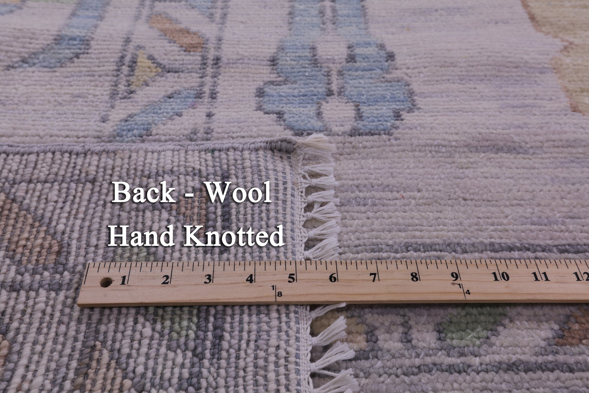 Grey Turkish Oushak Handmade Wool Rug - 12' 2" X 18' 2" - Golden Nile