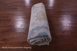 Grey Turkish Oushak Hand Knotted Wool Rug - 10' 3" X 14' 2" - Golden Nile